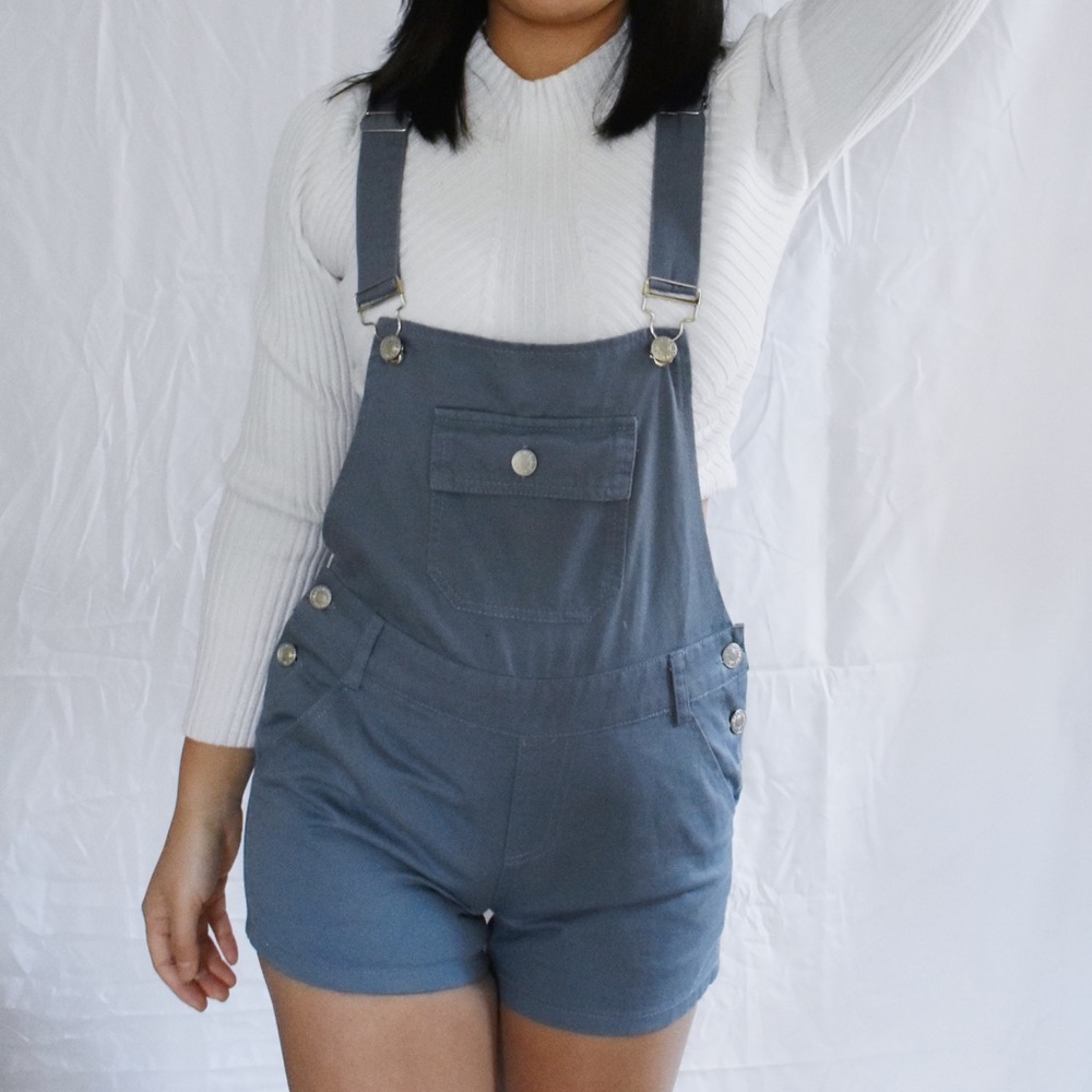 Pale Blue Overalls